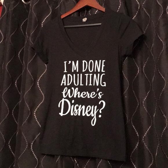 Tops - Women’s Disney t shirt Black medium